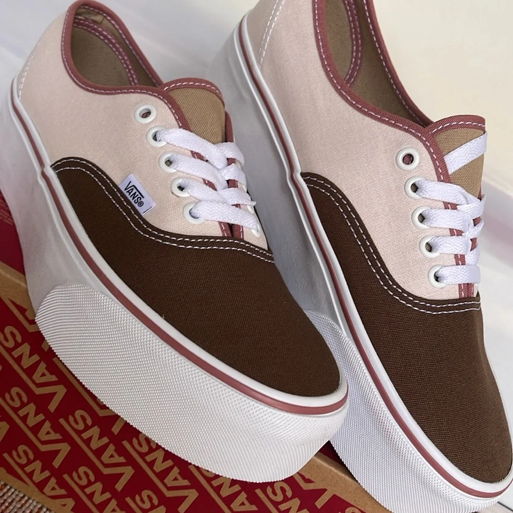 Vans WMNS Authentic Stackform Earthy Blocking Multi Color VN000CN0BMG Platforms